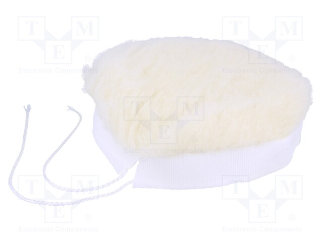 Wipe: polisher; Ø: 140mm; Mat: lambswool