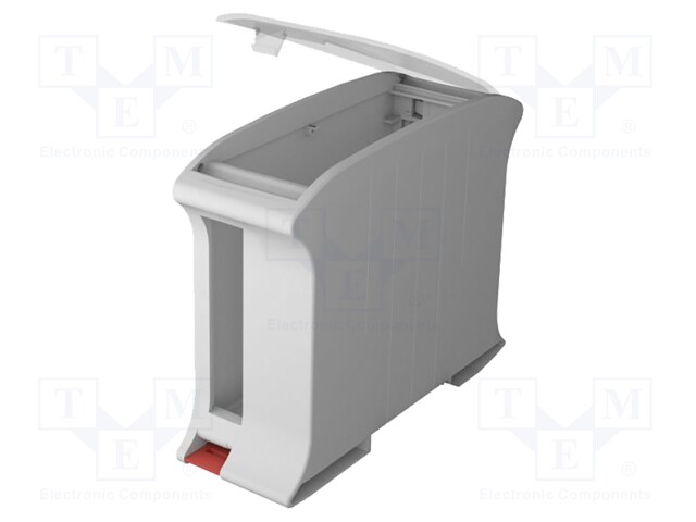 Enclosure: for DIN rail mounting; ABS