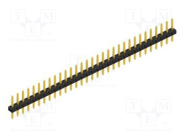 Connector: pin strips; pin header; male; PIN: 31; 2mm; THT; 1x31