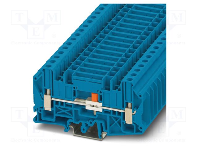 Splice terminal: rail; UT; PA; terminals: 2; W: 8.2mm; H: 105.2mm