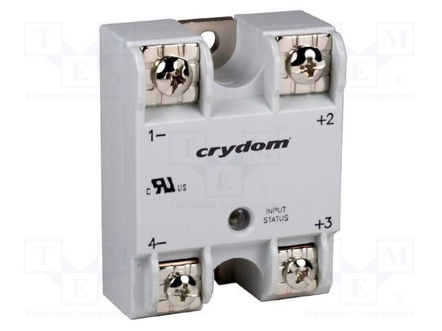 Relay: solid state; Ucntrl: 3.5÷32VDC; 10A; 1÷200VDC; on panel