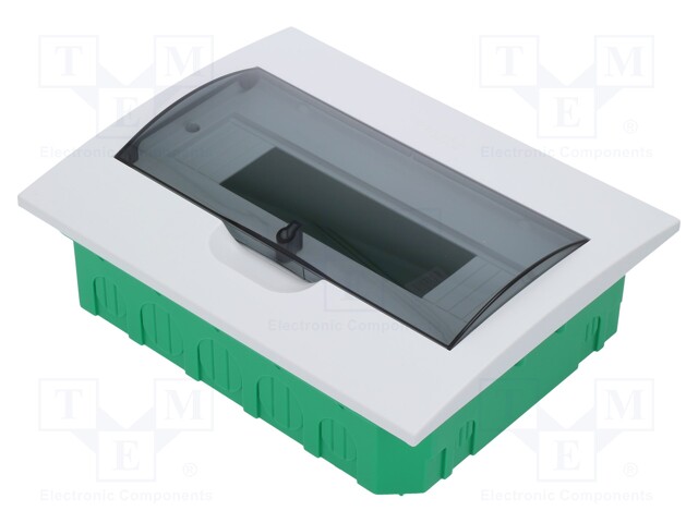 Enclosure: for modular components; IP40; white; No.of mod: 12