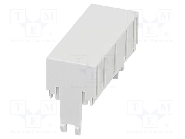 Cover; grey; UL94V-0; ME-IO 18,8; PA; X: 18.9mm; Y: 43.8mm; Z: 26mm