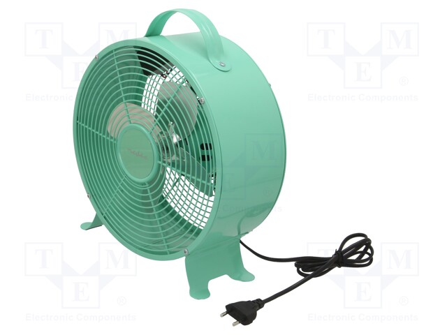 Fan: AC; Len: 1.5m; Additional functions: 2 speed settings; 20W