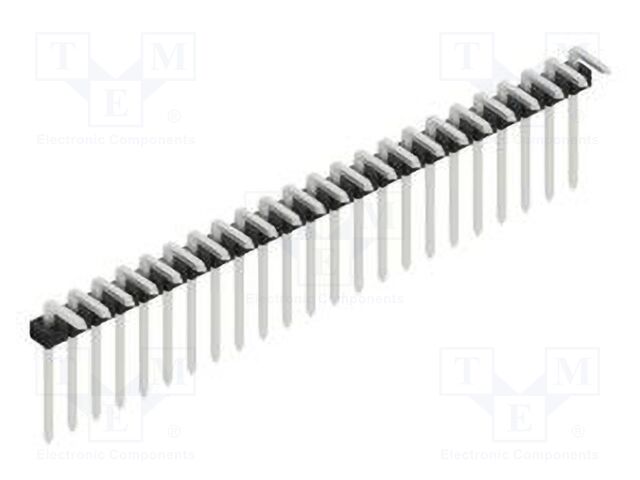Connector: pin strips; pin header; male; PIN: 23; 2mm; THT; 1x23