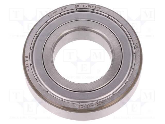 Bearing: single row deep groove ball; Øint: 35mm; Øout: 72mm