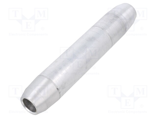 Tip: butt splice; non-insulated,reductive; aluminum; crimped