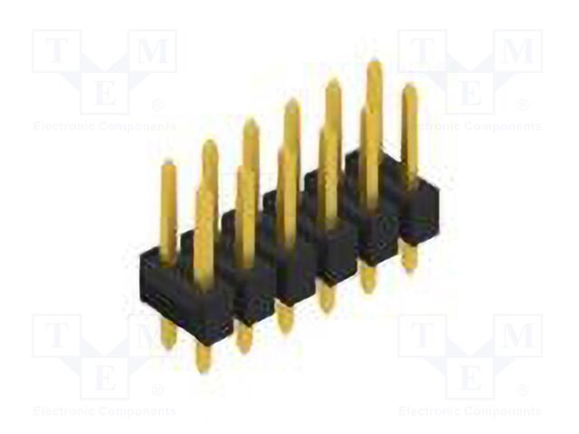 Connector: pin strips; pin header; male; PIN: 12; 2.54mm; THT; 2x6