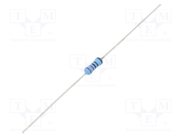 Resistor: thin film; THT; 2.2kΩ; 600mW; ±1%; Ø2.5x6.5mm; -55÷155°C