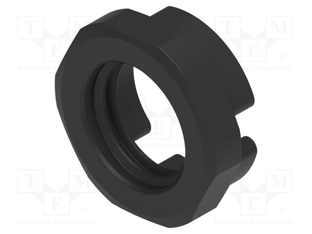 Nut; Thread: M12; Body: black; Pitch: 1.5; Entrelec