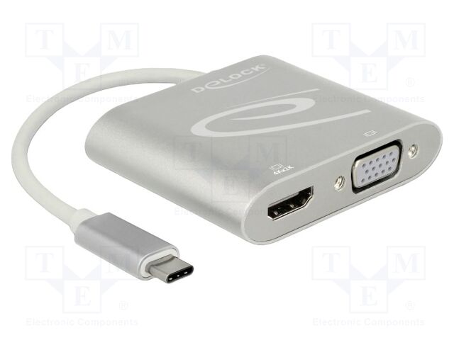 Splitter; Full HD 1080p,QHD 1440p; 0.15m; silver; metal; silver