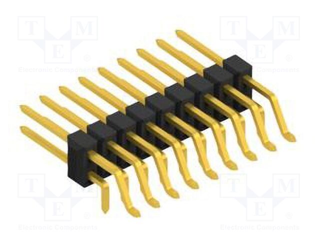 Connector: pin strips; pin header; male; PIN: 18; 2.54mm; SMT,THT