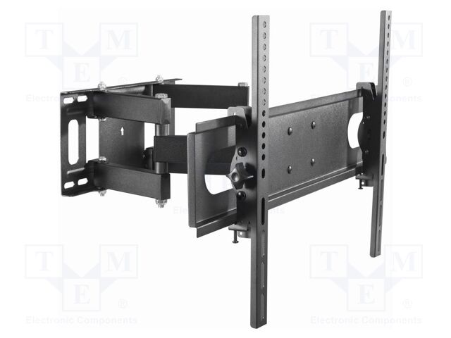 Holder; for wall mounting; 35kg; 37÷70"; black