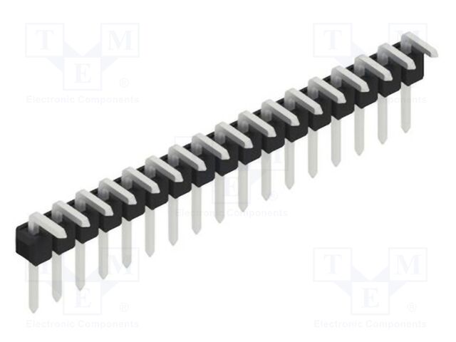 Connector: pin strips; pin header; male; PIN: 17; 2.54mm; THT; 1x17