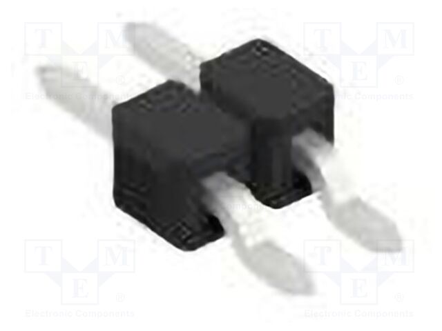 Connector: pin strips; pin header; male; PIN: 2; 2.54mm; SMT; 1x2