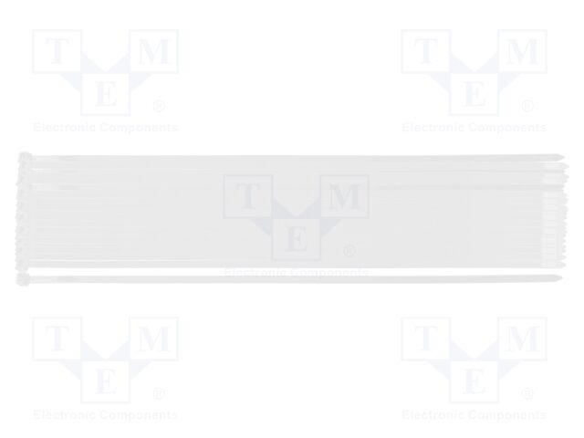 Cable tie; L: 550mm; W: 9mm; natural; 50pcs; EXTREME