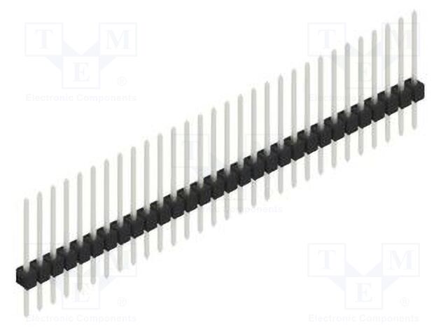 Connector: pin strips; pin header; male; PIN: 30; 2.54mm; THT; 1x30
