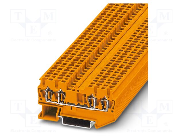 Splice terminal: rail; ST; 24A; 800V; spring clamp; PA; 0.08÷4mm2