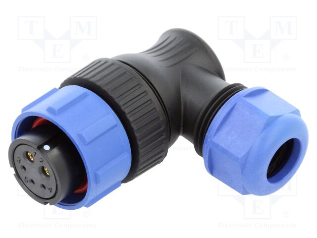 Plug; SY21; IP67; for cable; -40÷85°C