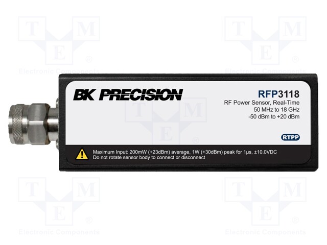 RF peak power sensors; 50MHz÷18GHz