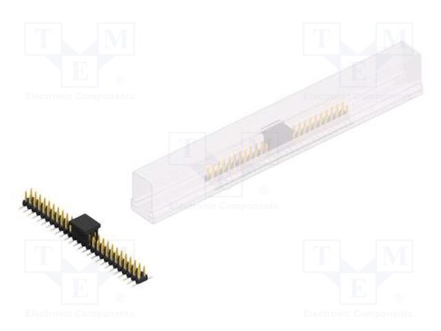 Connector: pin strips; pin header; male; PIN: 52; 2mm; SMT; 2x26