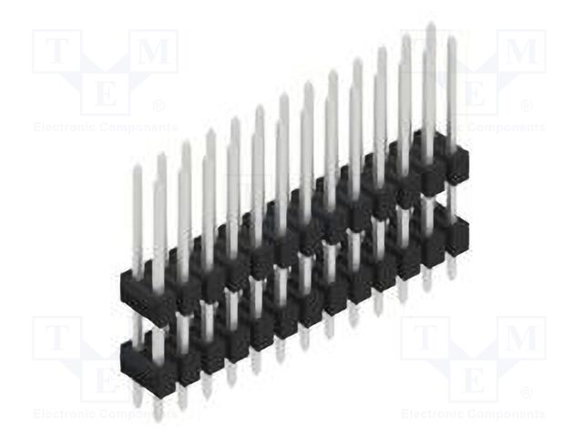 Connector: pin strips; pin header; male; PIN: 26; 2.54mm; THT; 2x13