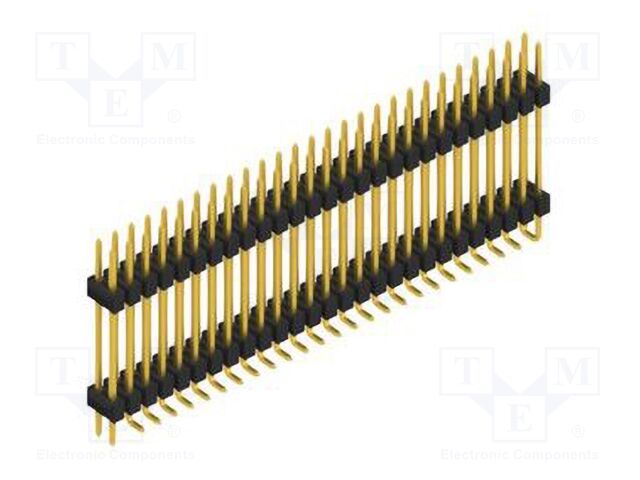 Connector: pin strips; pin header; male; PIN: 54; 2.54mm; SMT; 2x27