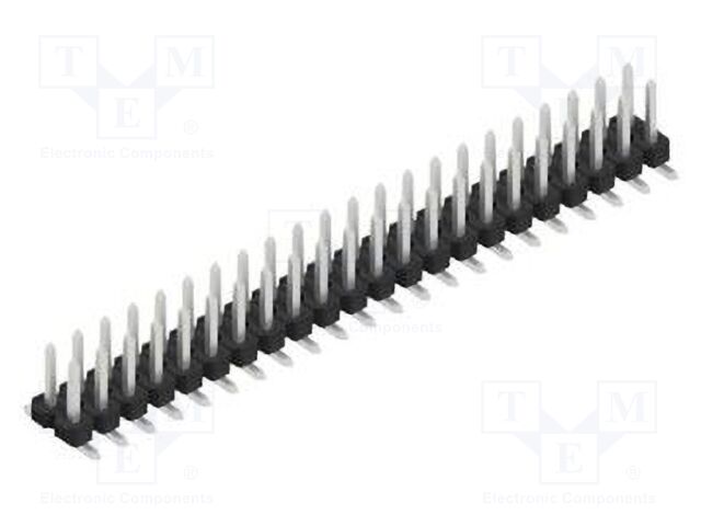Connector: pin strips; pin header; male; PIN: 44; 2.54mm; SMT; 2x22
