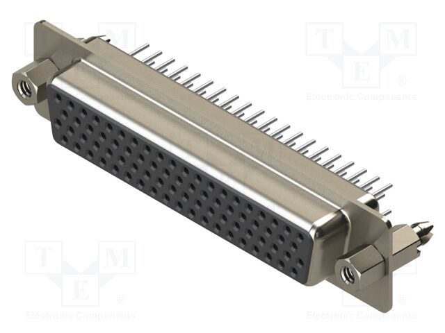 Connector: D-Sub HD; PIN: 78; socket; female; straight; THT; MHDD