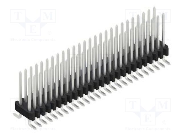 Connector: pin strips; pin header; male; PIN: 52; 1.27mm; SMT; 2x26