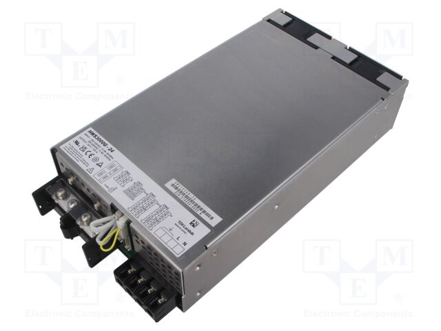 Power supply: switching; for building in,modular; 3000W; 24VDC