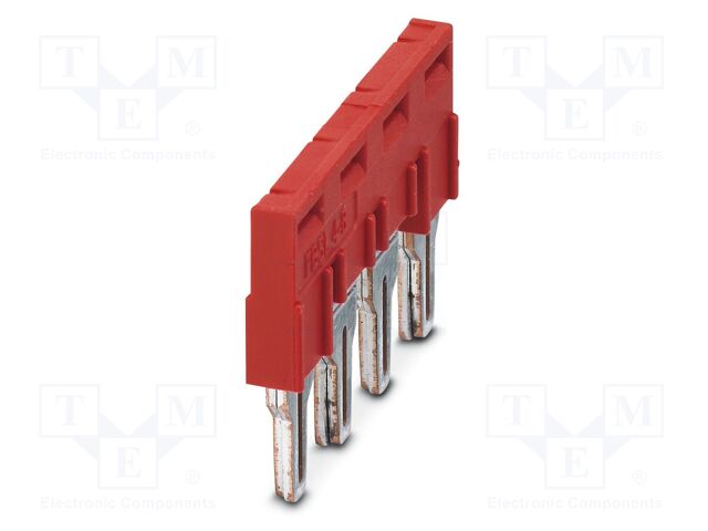 Bridge; PA; L: 20.38mm; ways: 4; W: 31.1mm; H: 20.38mm; Body: red