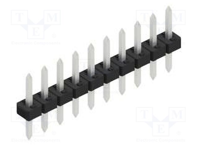 Connector: pin strips; pin header; male; PIN: 10; 2mm; THT; 1x10
