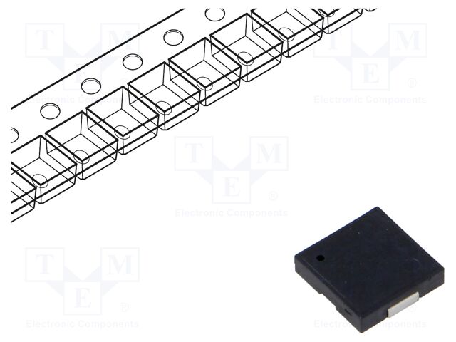 Sound transducer: piezo signaller; SMD; 4kHz; 1mA; -40÷85°C