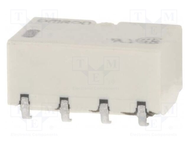 Relay: electromagnetic; DPDT; Ucoil: 5VDC; 0.3A/125VAC; 1A/30VDC