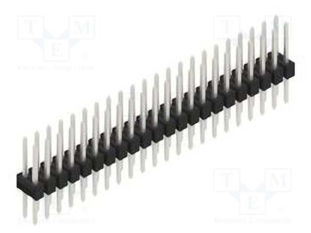 Connector: pin strips; pin header; male; PIN: 44; 2.54mm; THT; 2x22