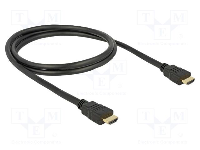 Cable; HDMI plug,both sides; HDMI 1.4,High Speed + Ethernet