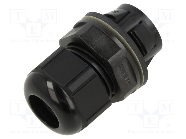 Cable gland; IP68; Mat: polyamide; black; push-in