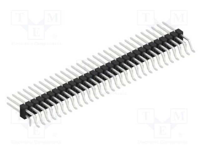 Connector: pin strips; pin header; male; PIN: 60; 2.54mm; SMT,THT