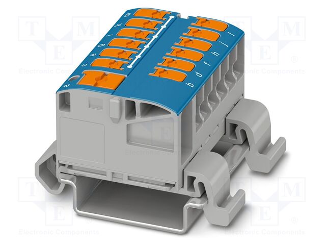 Splice terminal: rail; 24A; 690V; push-in; PA; L: 29.2mm; 0.14÷4mm2