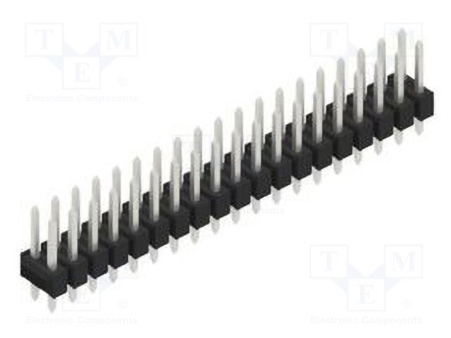 Connector: pin strips; pin header; male; PIN: 38; 2.54mm; THT; 2x19