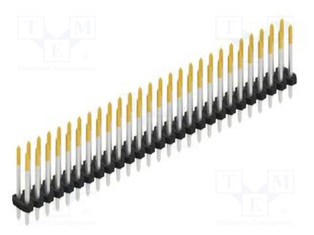 Connector: pin strips; pin header; male; PIN: 54; 2mm; THT; 2x27