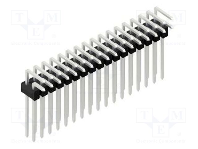 Connector: pin strips; pin header; male; PIN: 34; 2.54mm; THT; 2x17