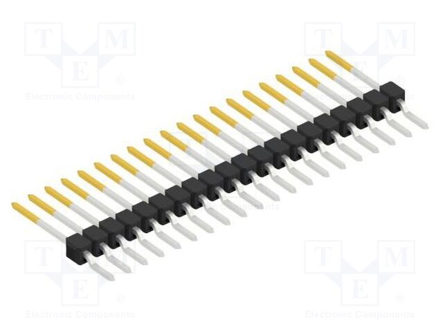 Connector: pin strips; pin header; male; PIN: 20; 2.54mm; SMT; 1x20