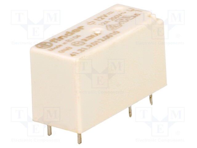 Relay: electromagnetic; SPDT; Ucoil: 12VDC; 12A/250VAC; 12A/30VDC