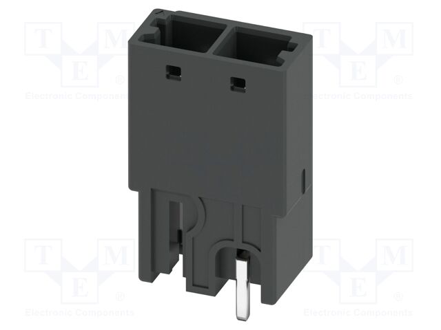 PCB headers, nominal cross section: 4 mm2, color: black, nom