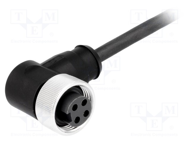 Plug; 7/8"; 1.5m; female; PIN: 4; angled 90°; with lead; TPU