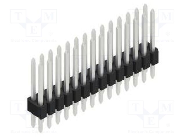 Connector: pin strips; pin header; male; PIN: 28; 1.27mm; THT; 2x14