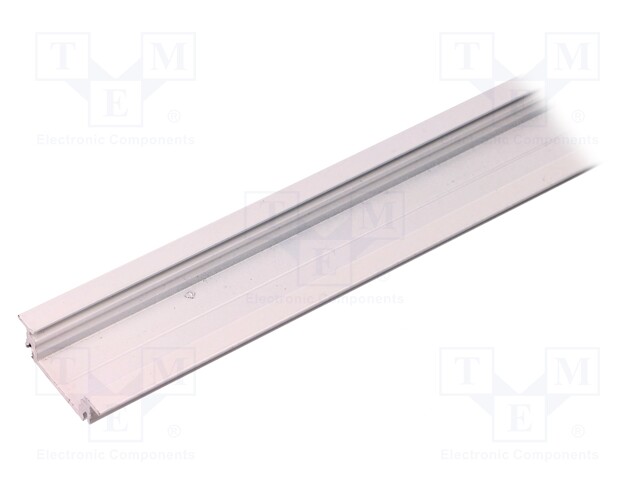 Profiles for LED modules; recessed; white; L: 1m; aluminium