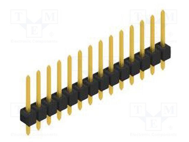 Connector: pin strips; pin header; male; PIN: 14; 2.54mm; THT; 1x14